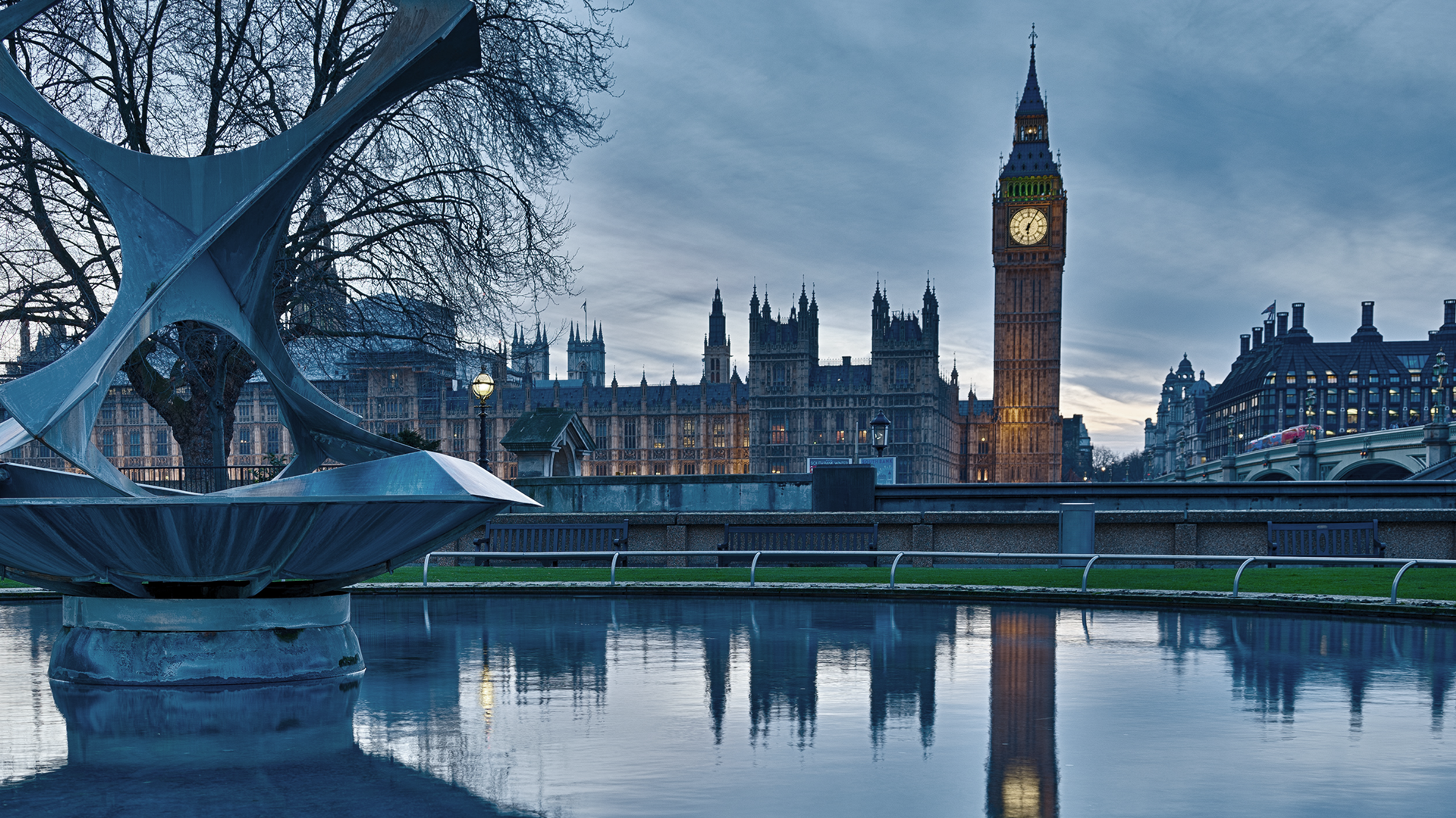 deler av London Eye og Big Ben