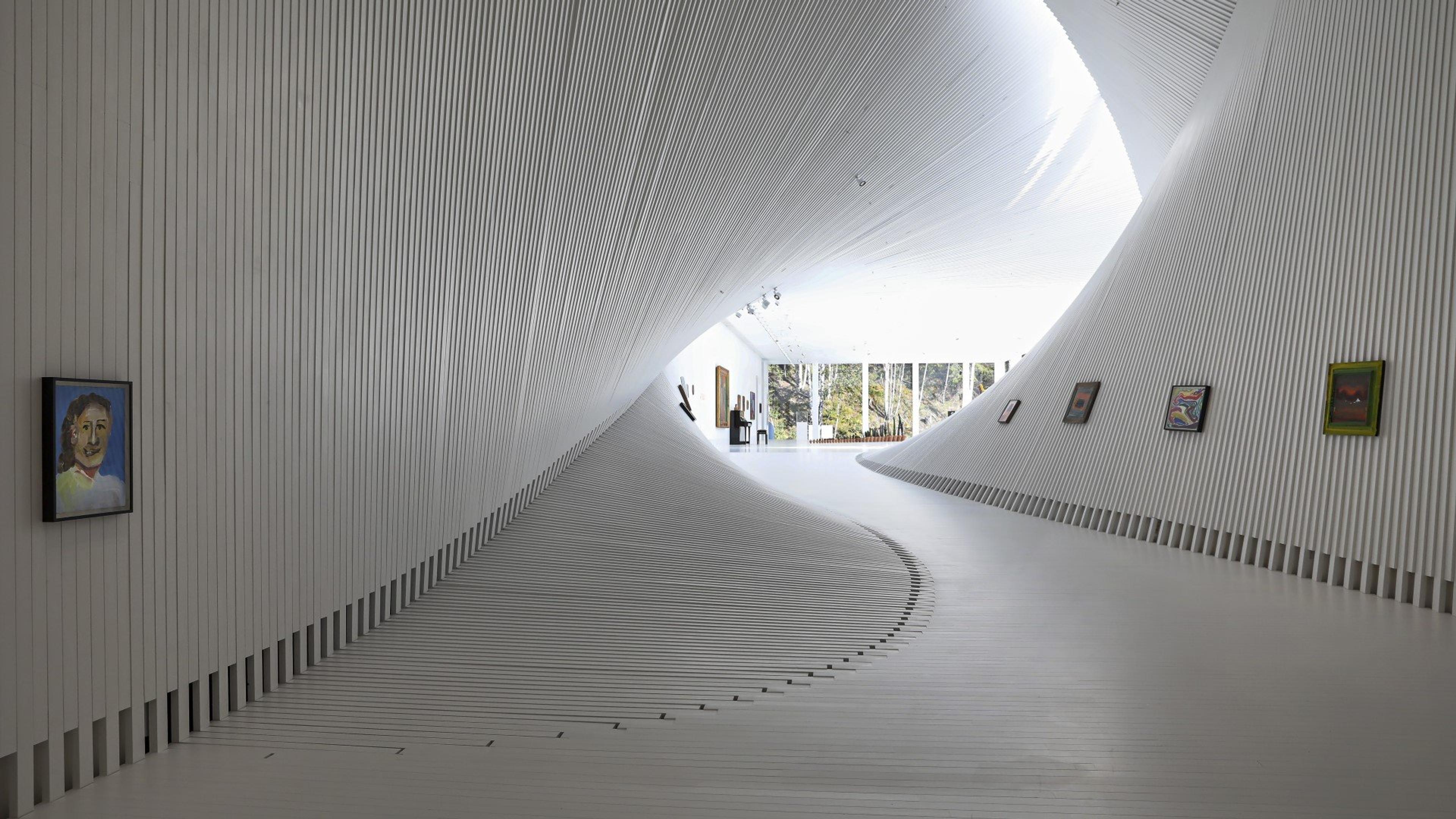 Interiør fra Kistefoss museum