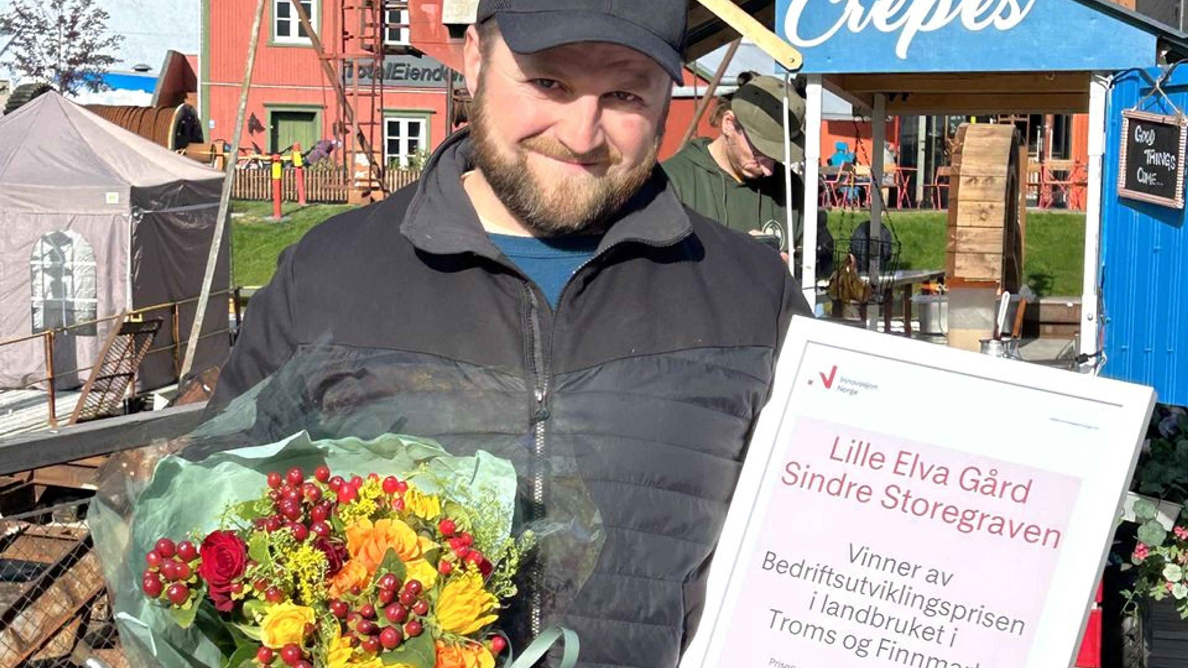 Vinner av BU-prisen i Finnmark, Lille Elva Gård Sindre Storegraven