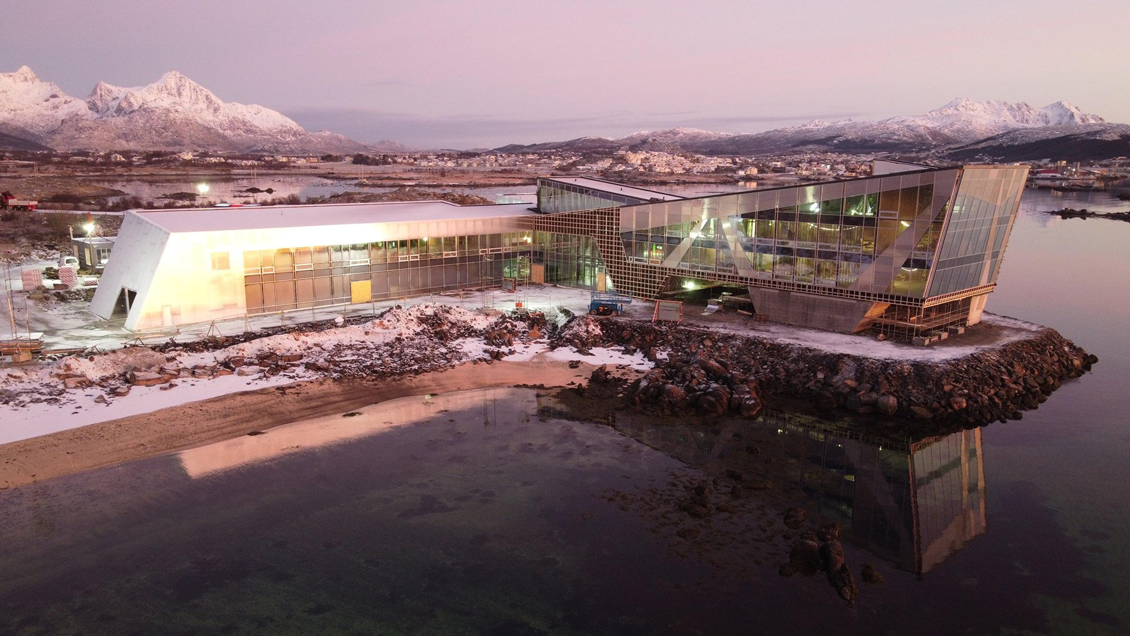 Bakteriofagfabrikken til ACD Pharma på Leknes i Lofoten