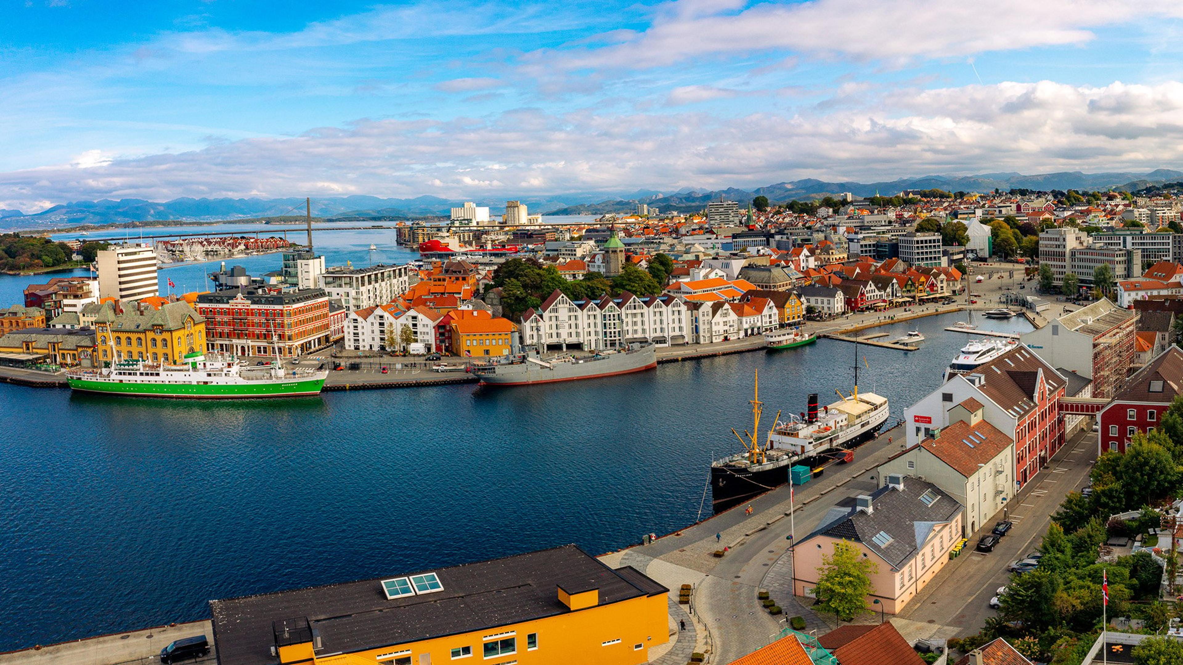 Oversiktsbilde av Stavanger by