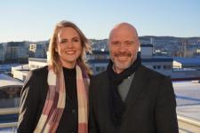 Bilde av Thomas Bjørdal og Ida Kallmyr Lerheim i RENERGY.