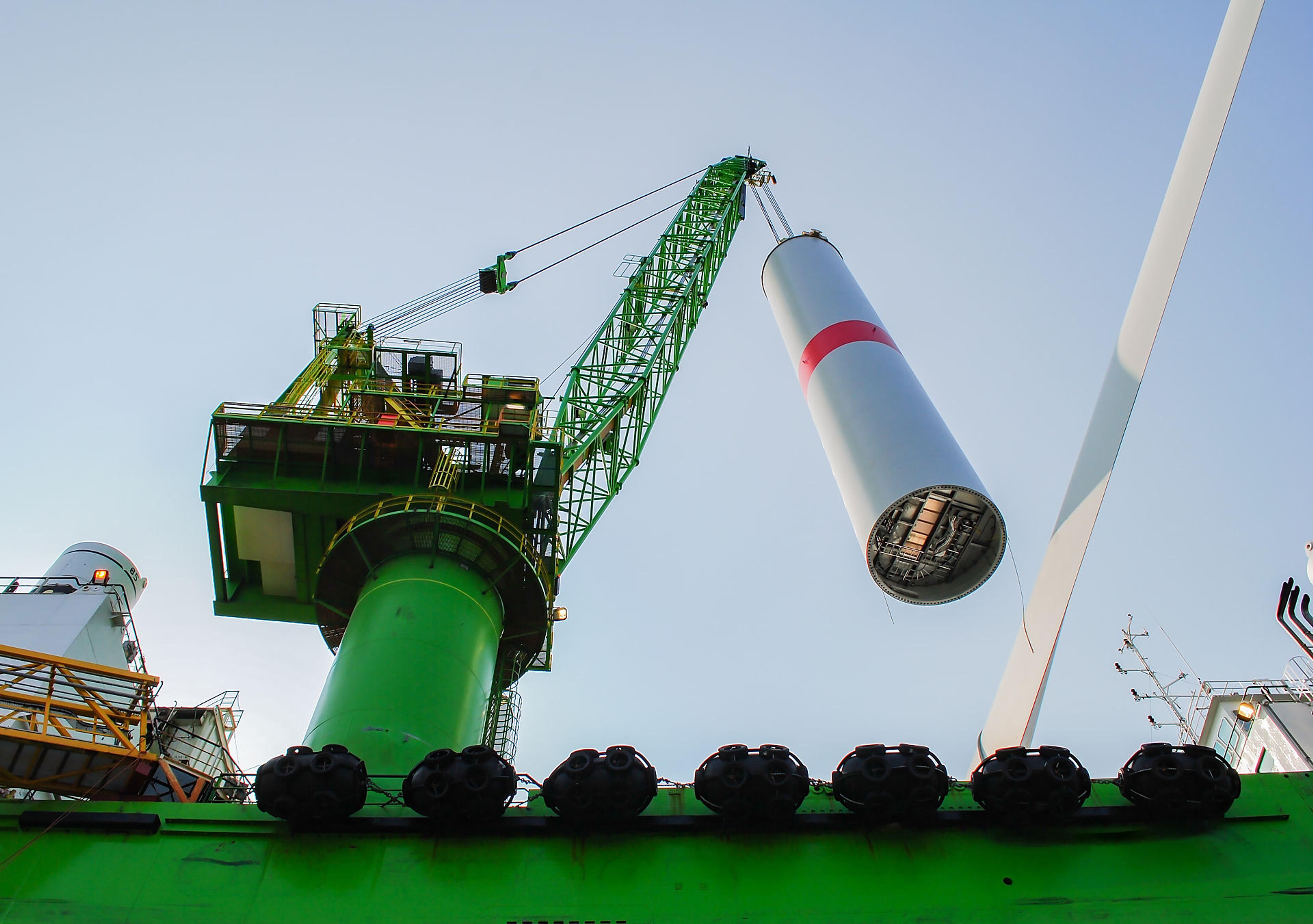 Construction of wind farm