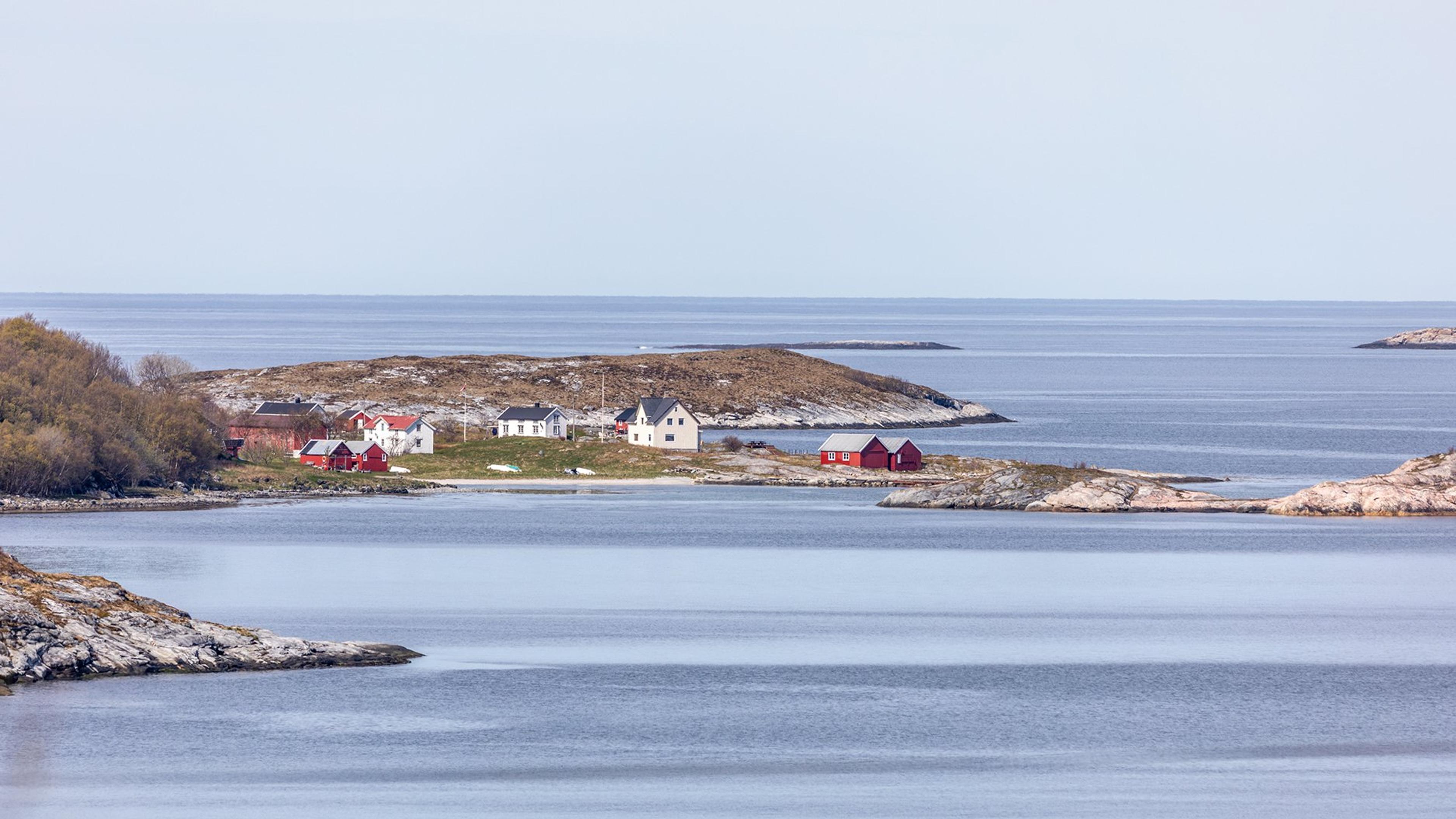 Øysamfunn ytterst mot havet