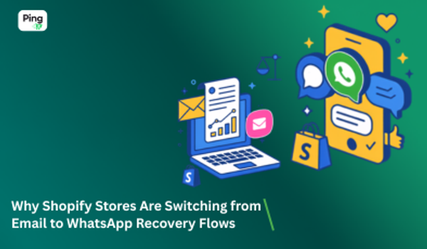 Why Shopify Stores Are Switching from Email to WhatsApp Recovery Flows