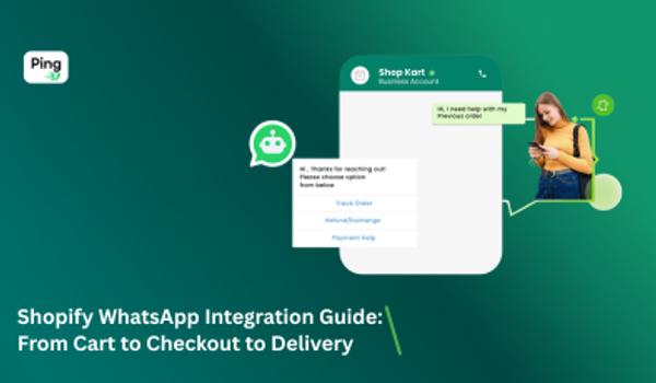 Shopify WhatsApp Integration Guide: From Cart to Checkout to Delivery