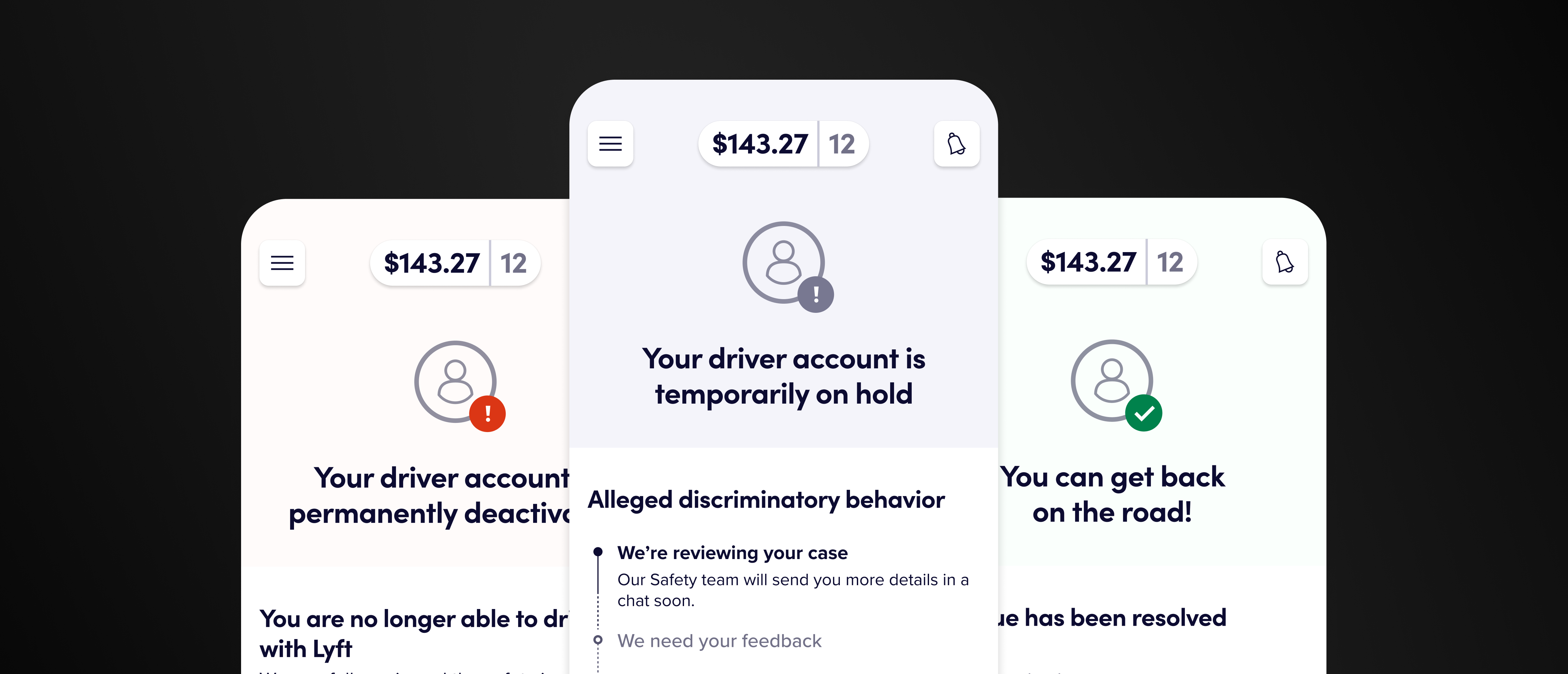 Cover image for the blog post showcasing the final designs for deactivated drivers