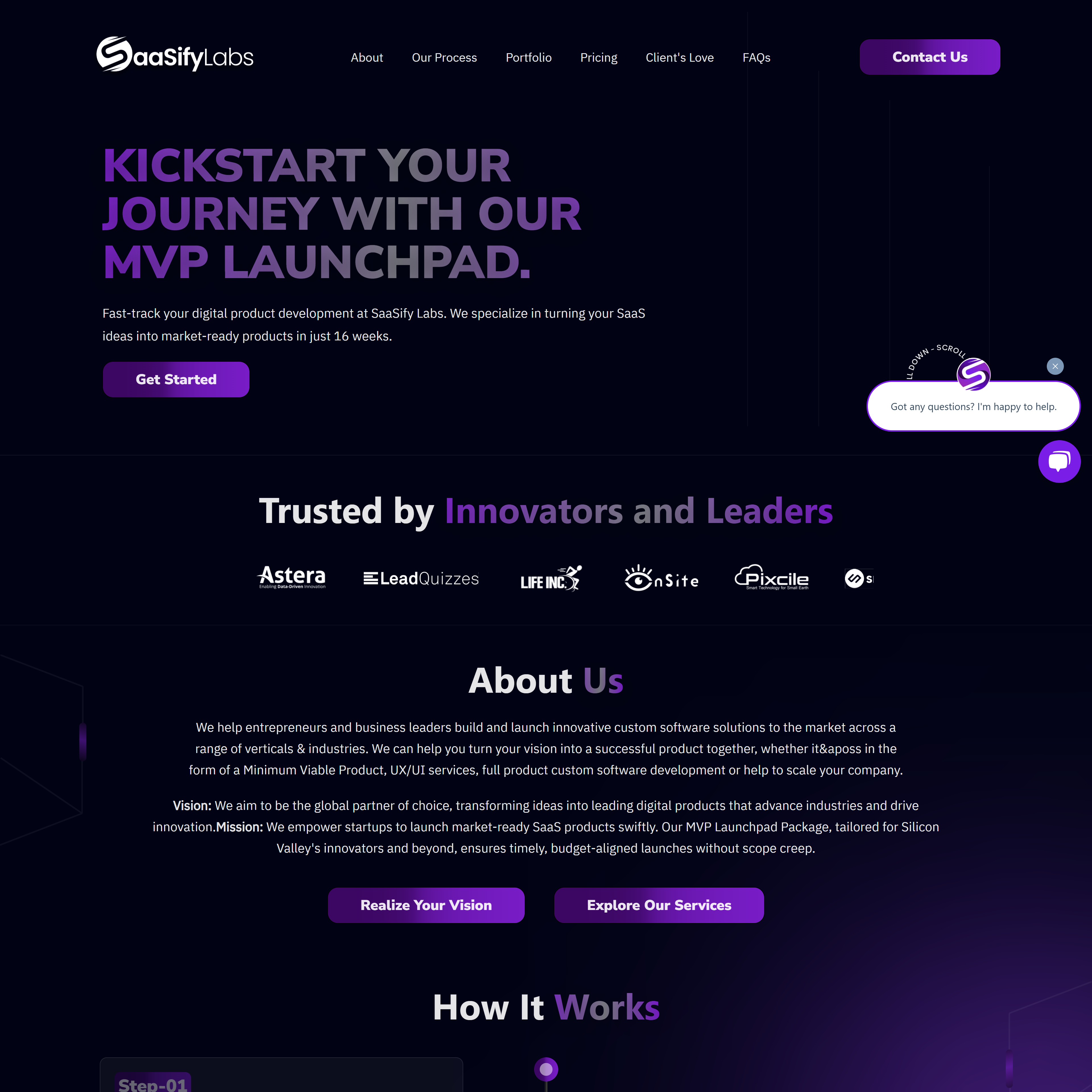 Saasify Labs Business Wesbite screenshot 2