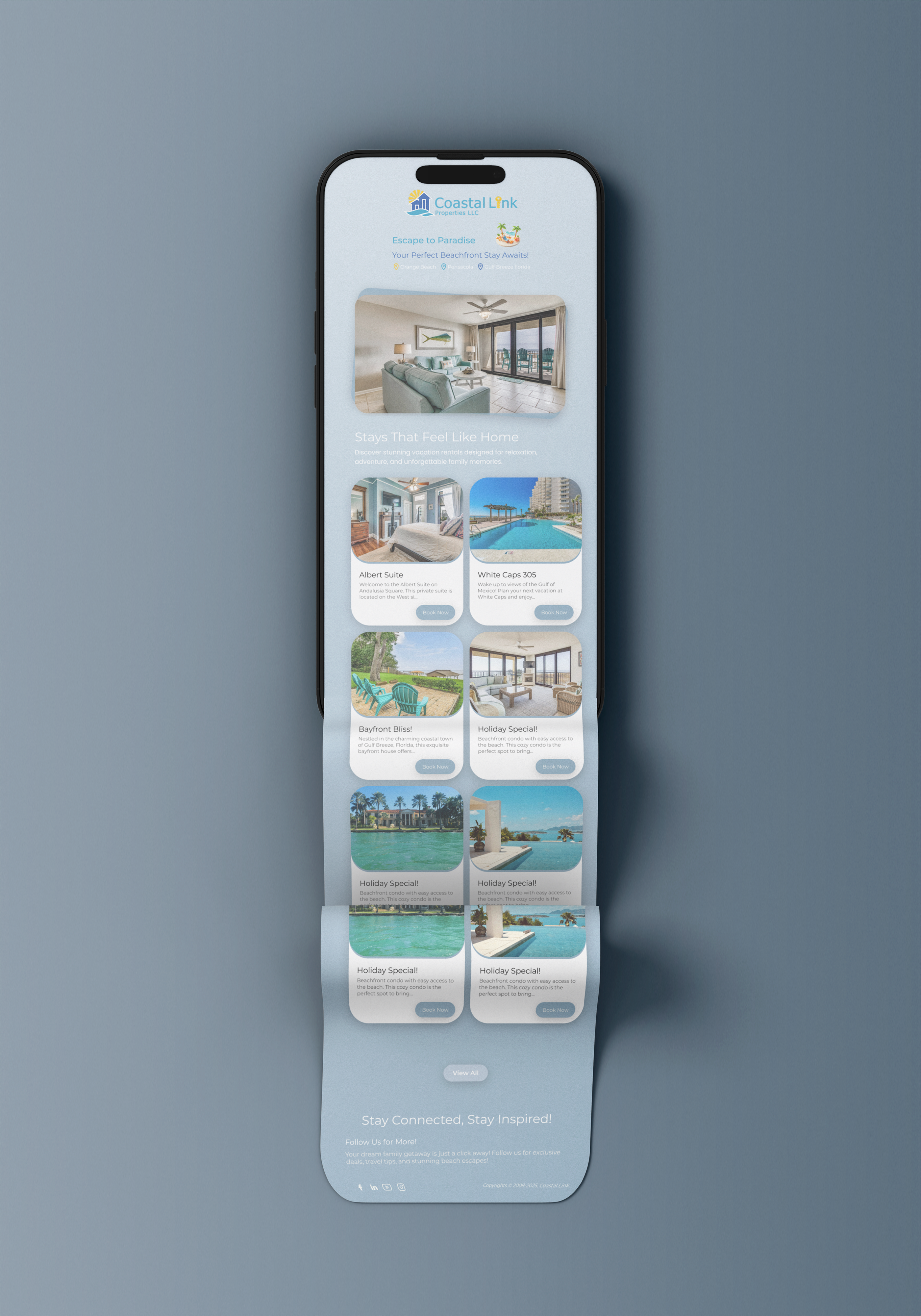 Coastal Link Properties Marketing Email