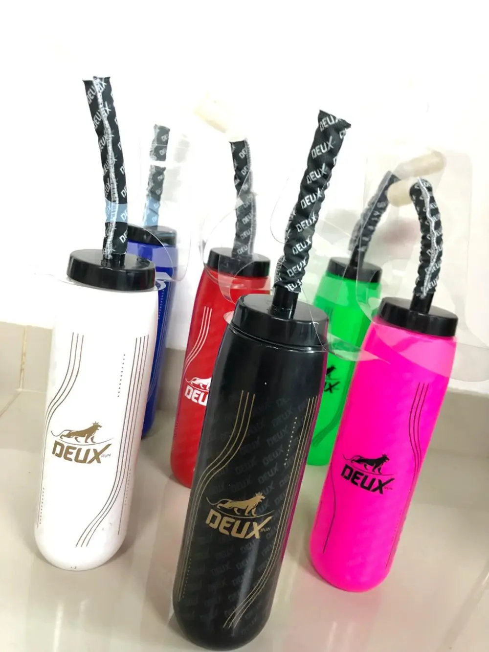 Botellas Deux diseñadas para deportistas