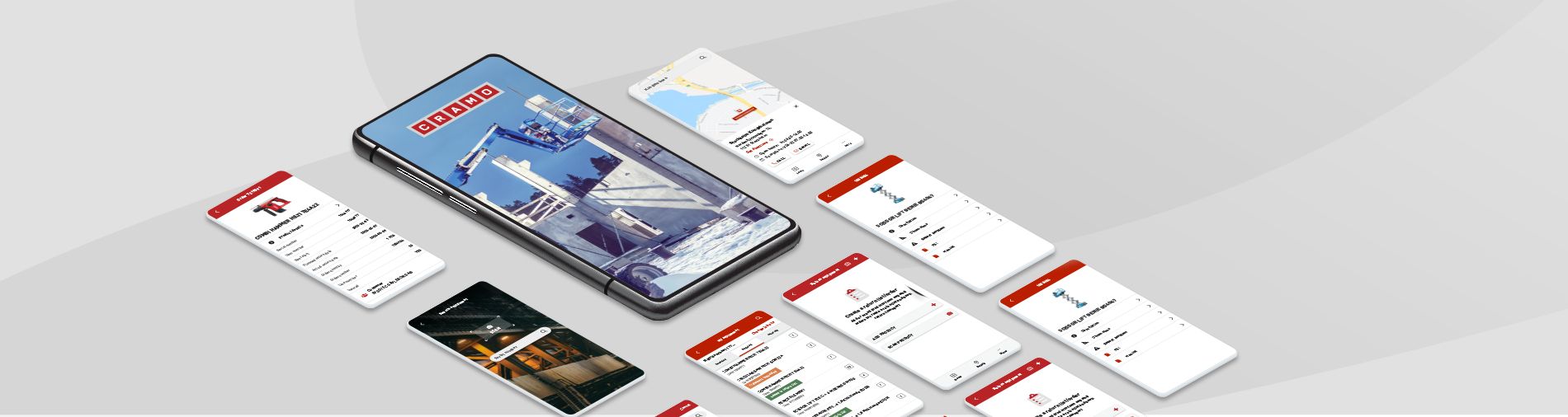 Cramo app layout