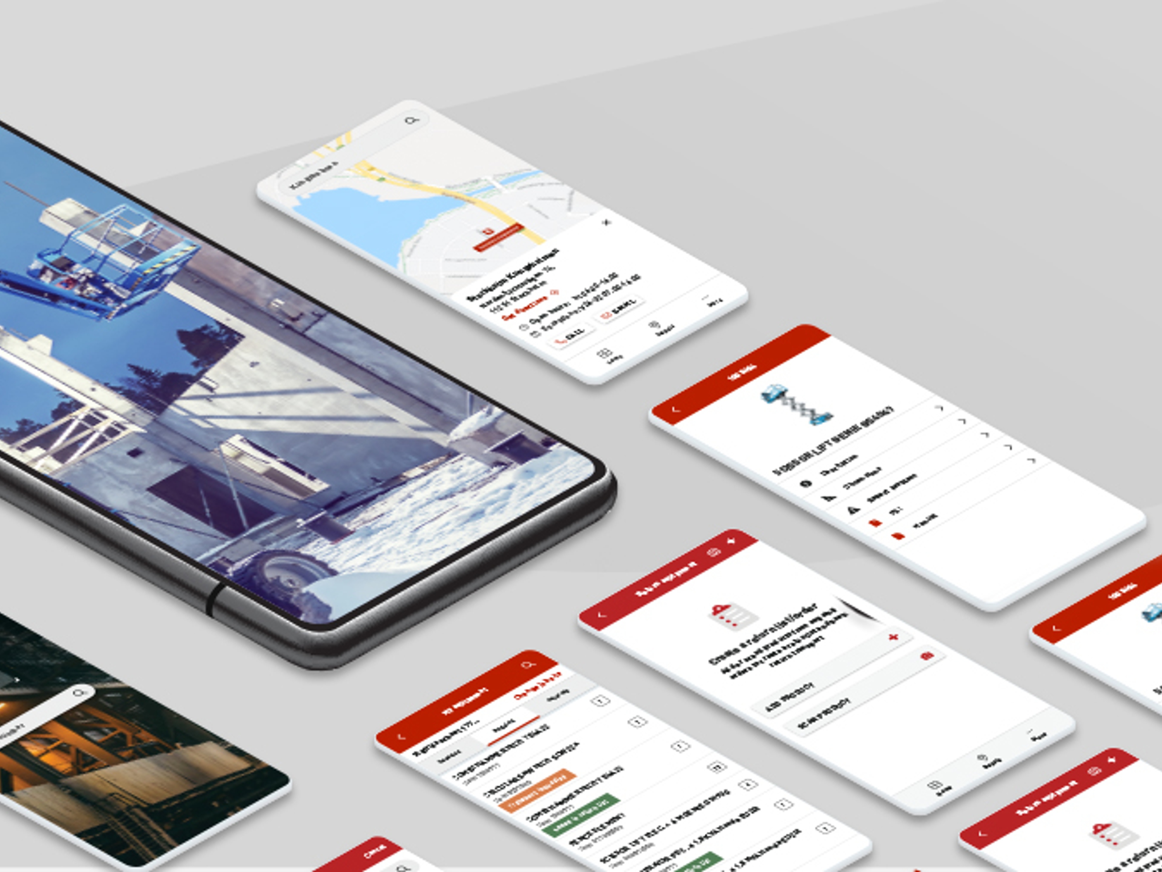 Cramo app layout