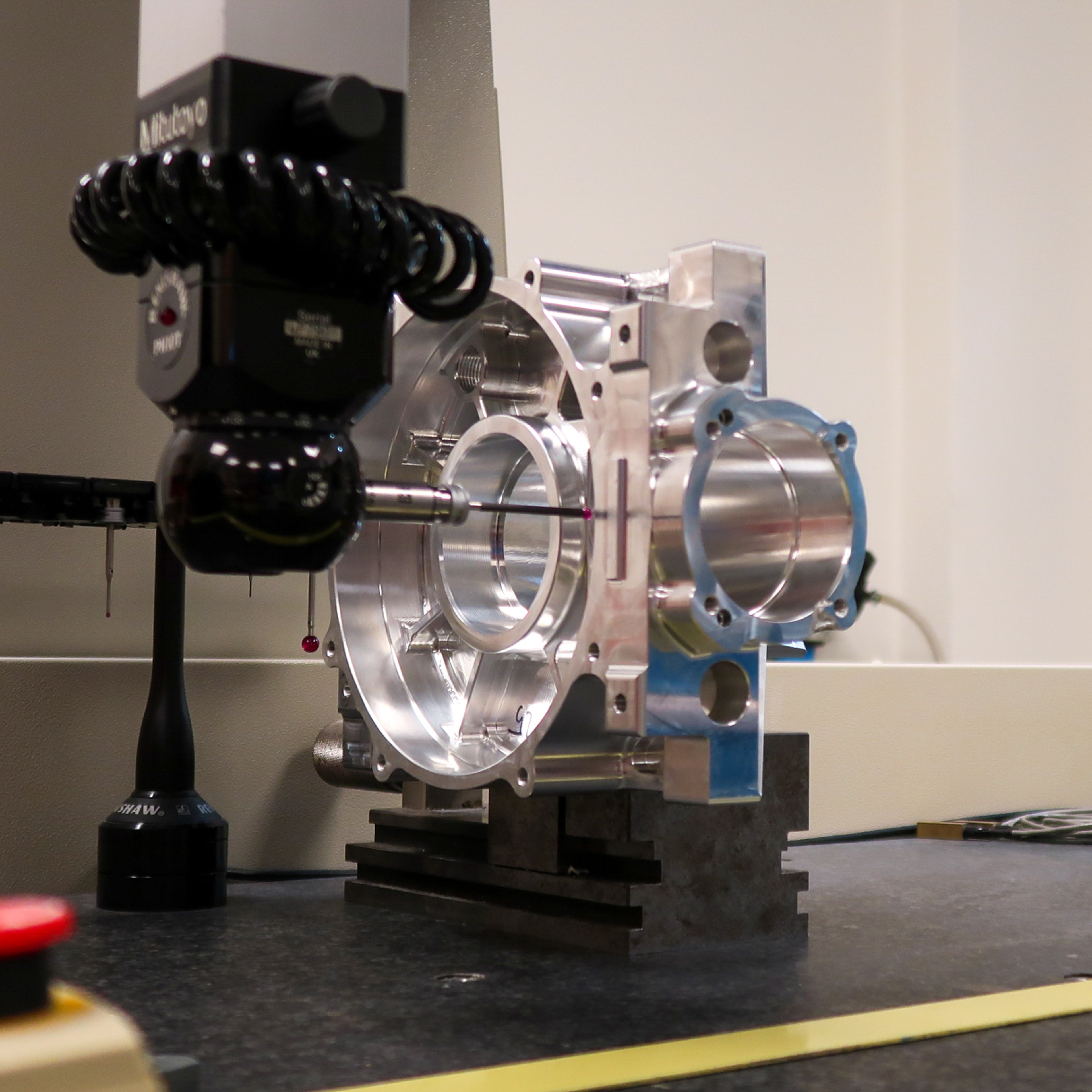 CNC machine a gearbox