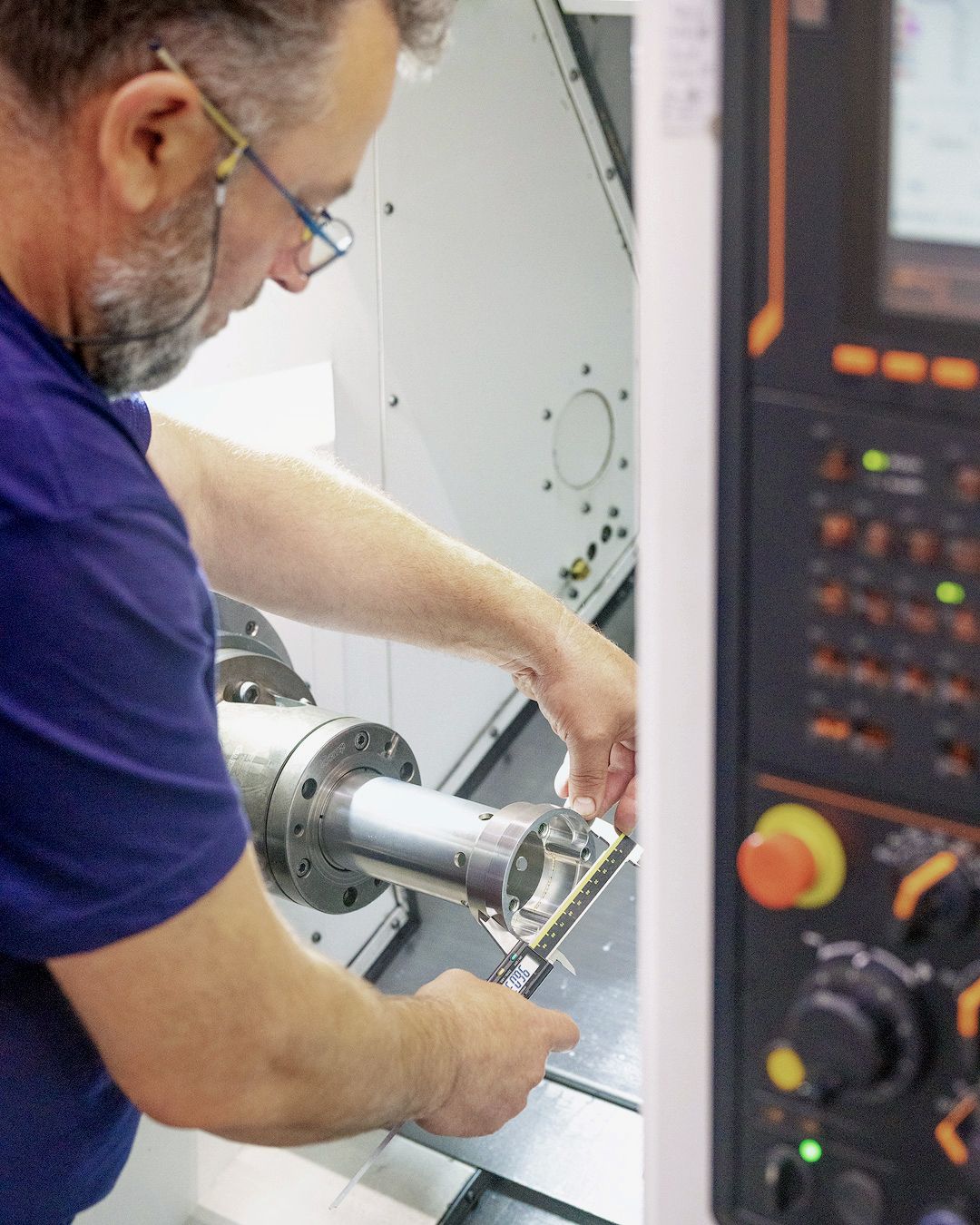 Person working in a factory