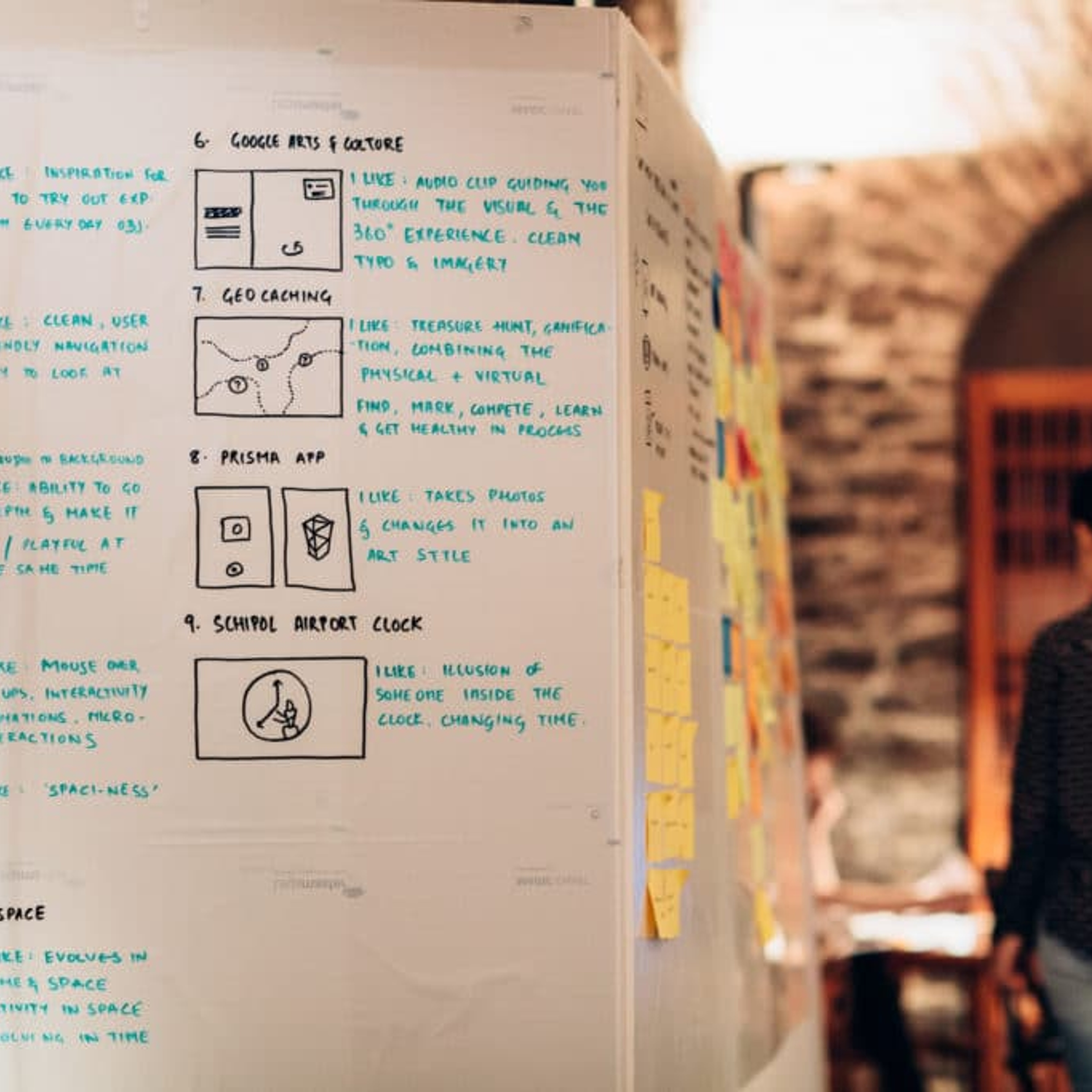 Image of a planning layout mounted on a foam core board in the museum