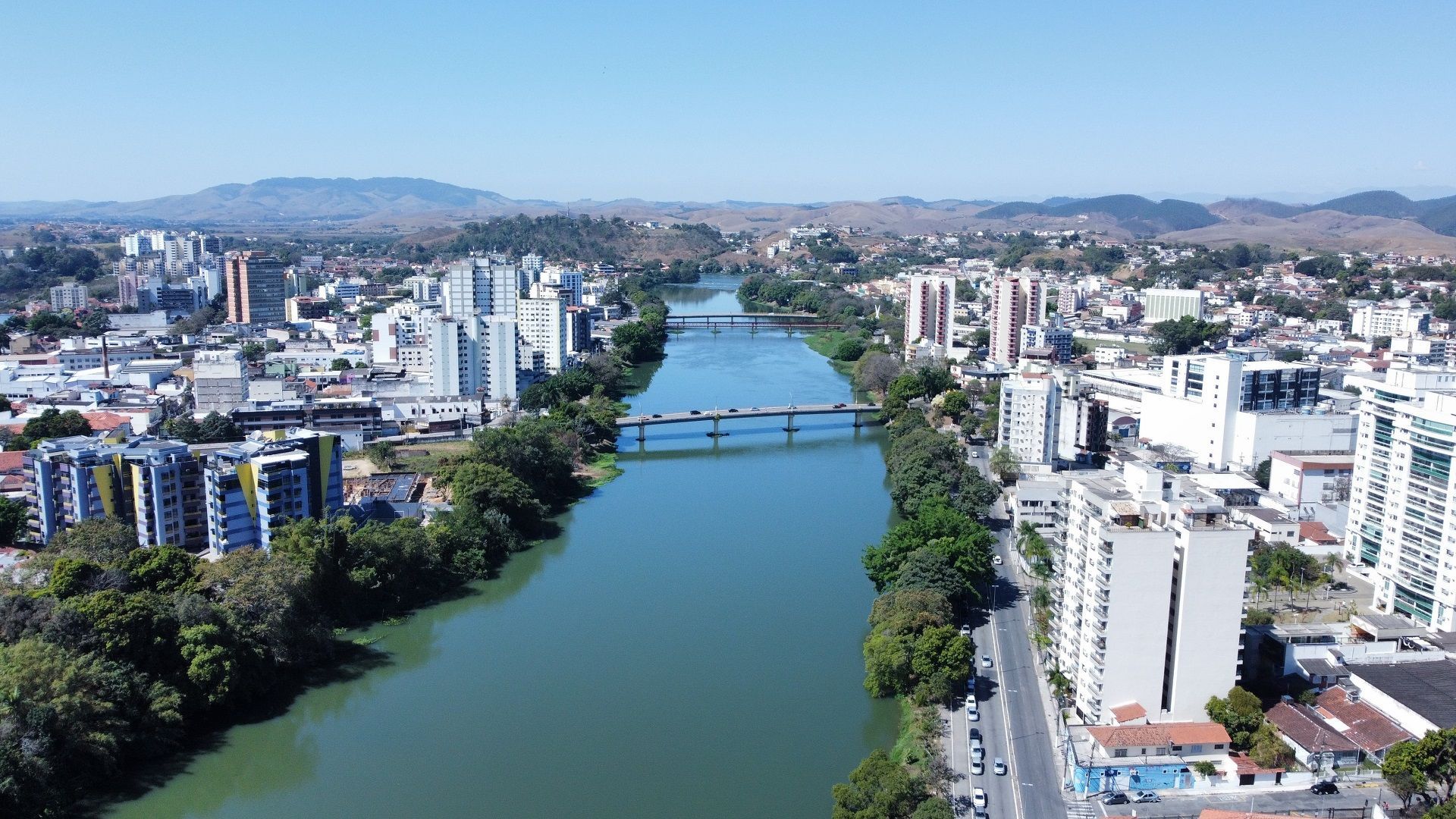 Office from drone view