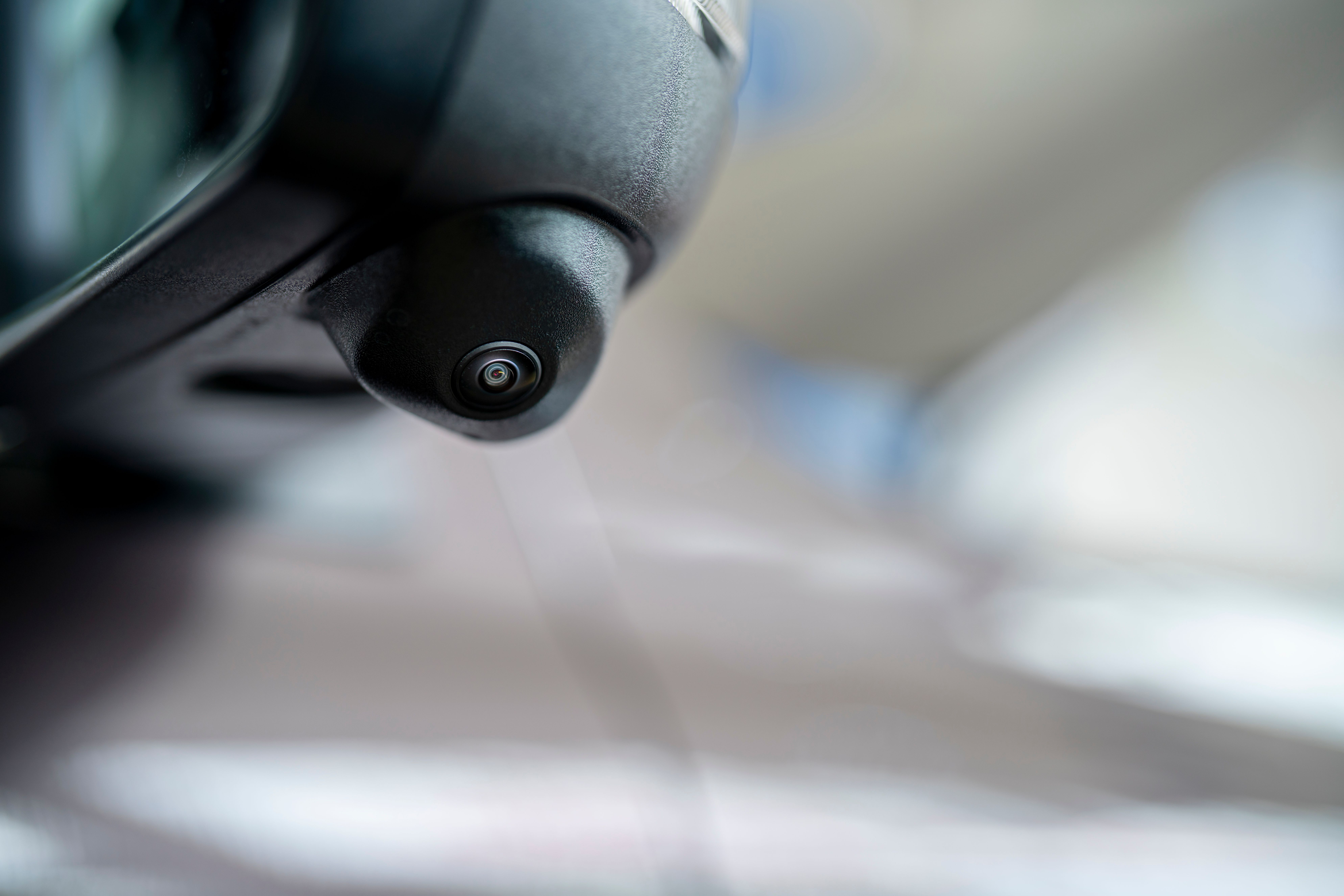 A camera on heavy truck