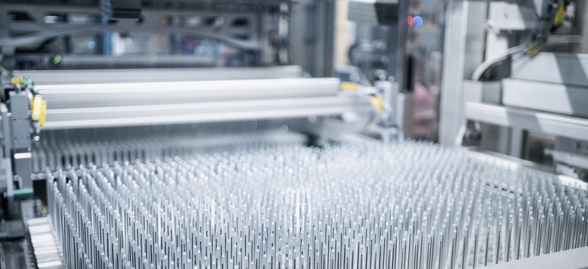 Production line for med tech products