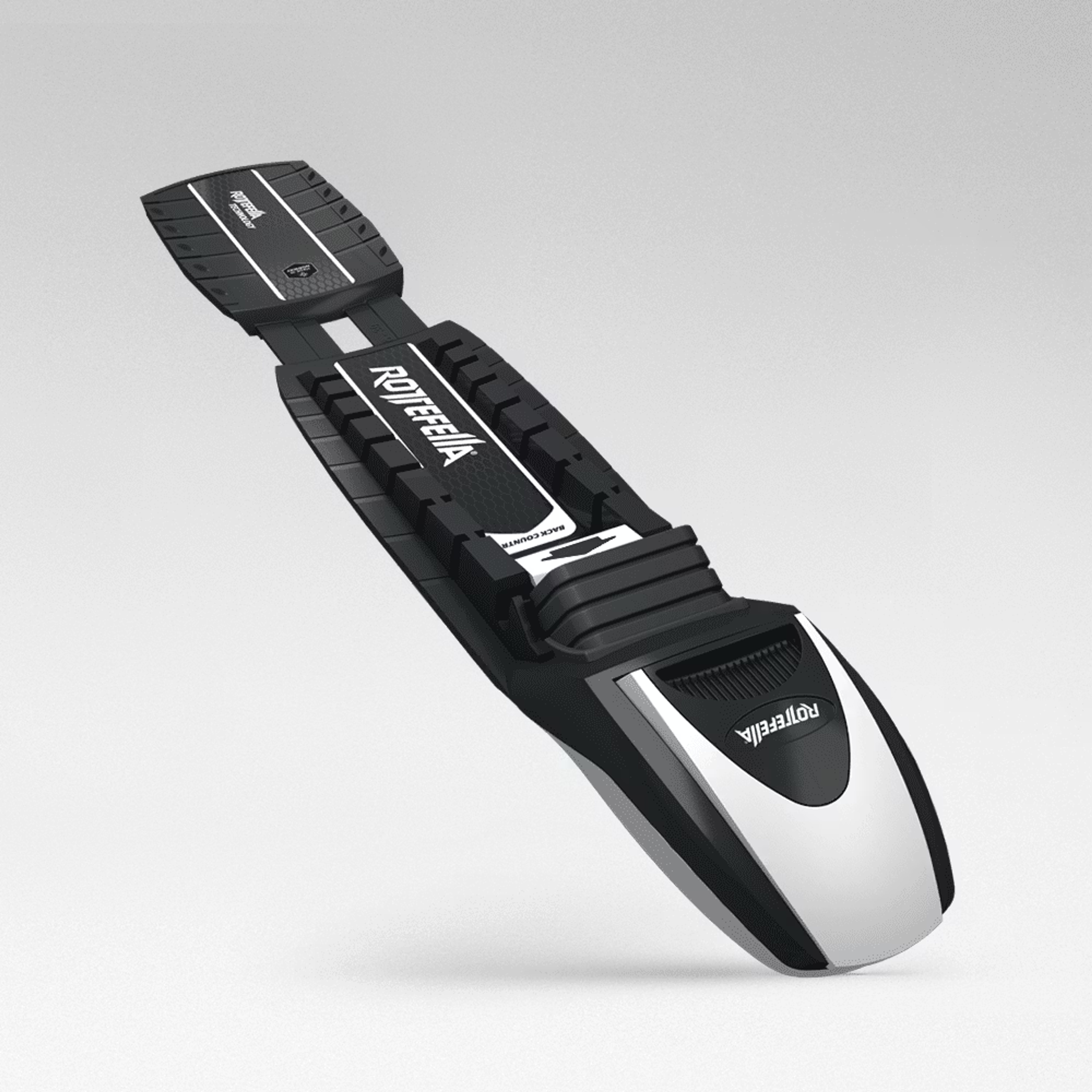 Close-up photo of a ski binding.