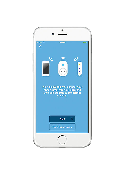 Image of the Home app user interphase