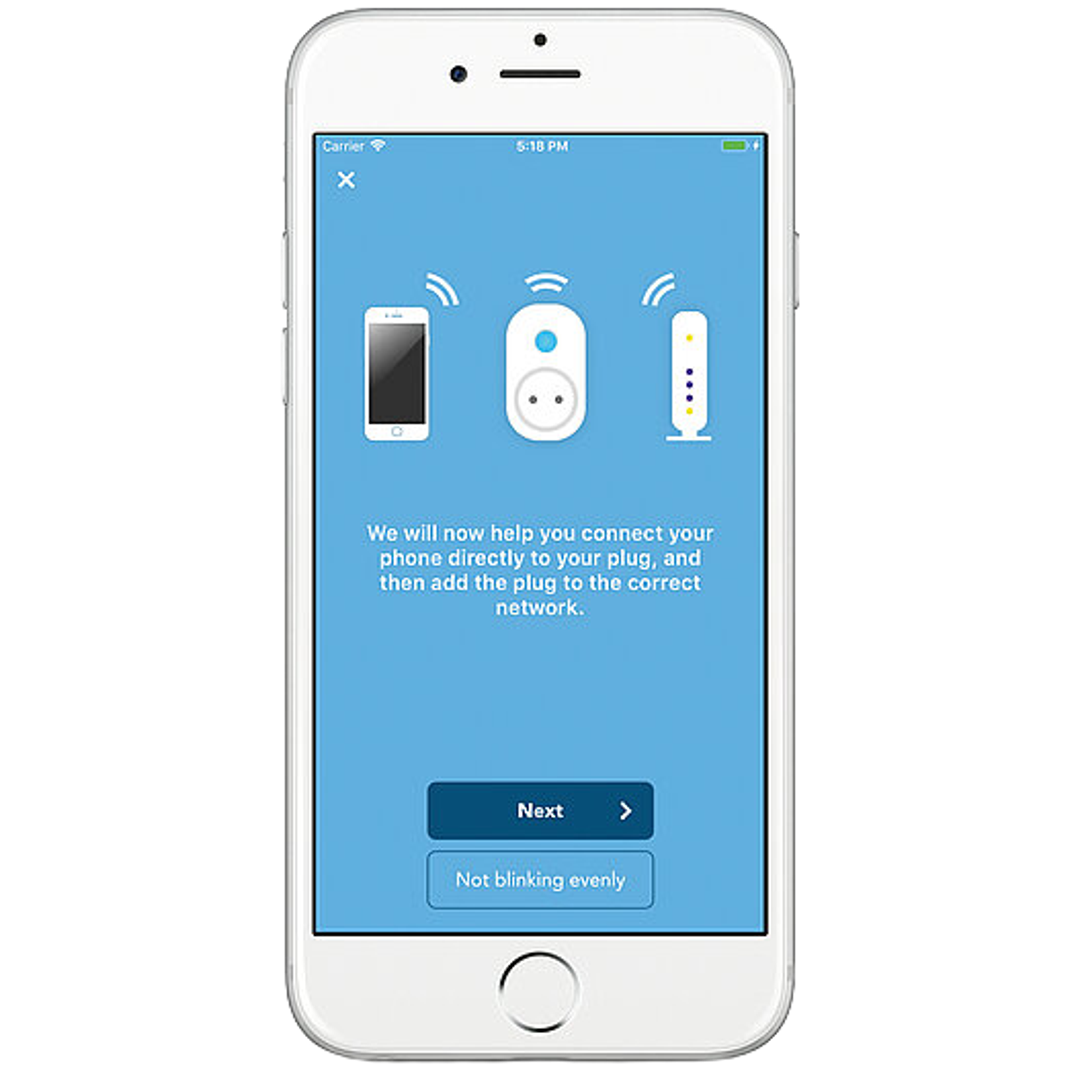 Image of the Home app user interphase