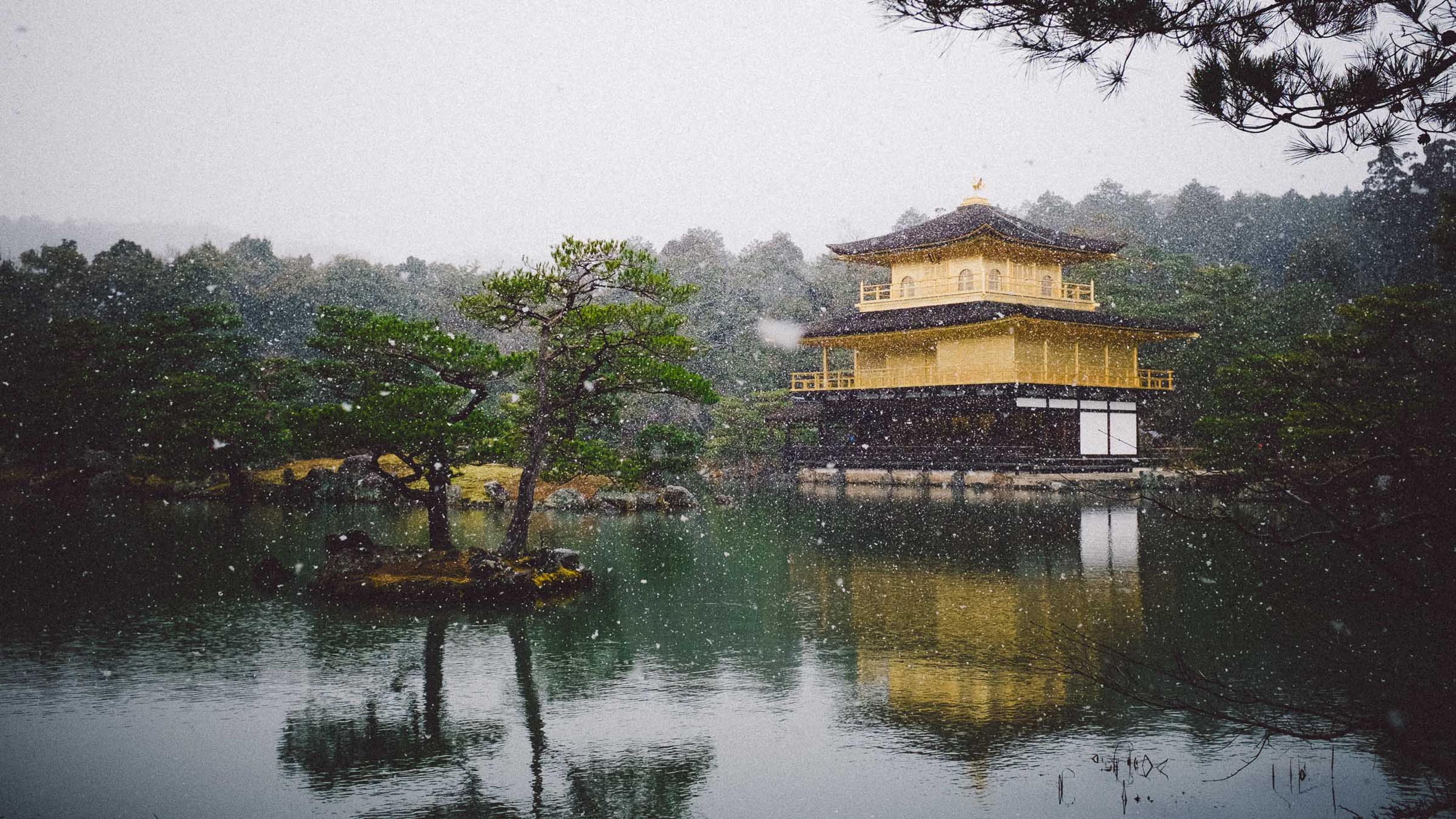 ginkakuji in winter