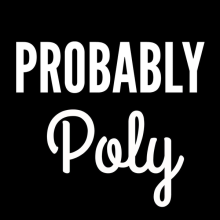 Podcast cover for Probably Poly