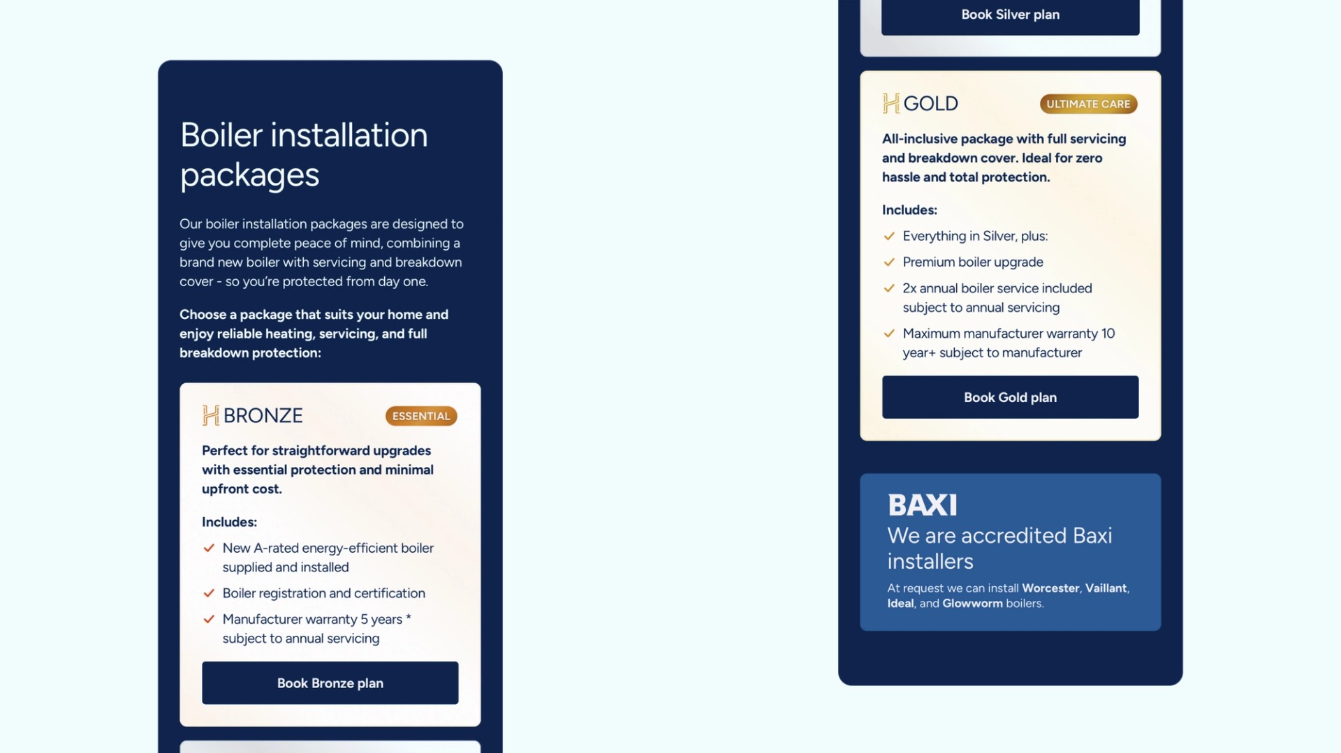 Hoyle Plumbing and heating modular website build