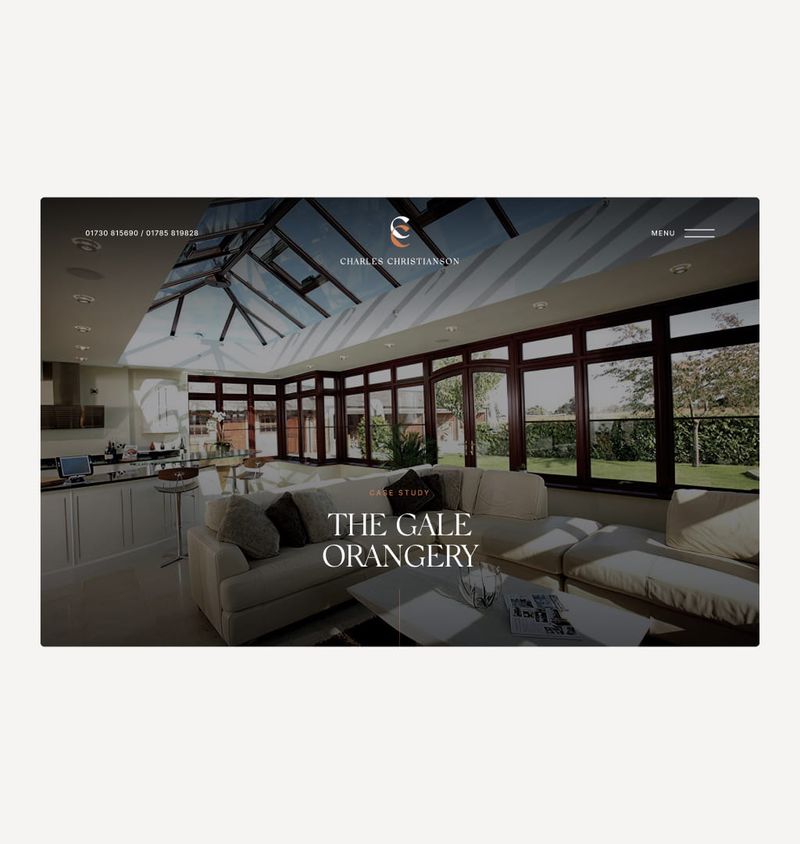 Charles Christianson website design and build