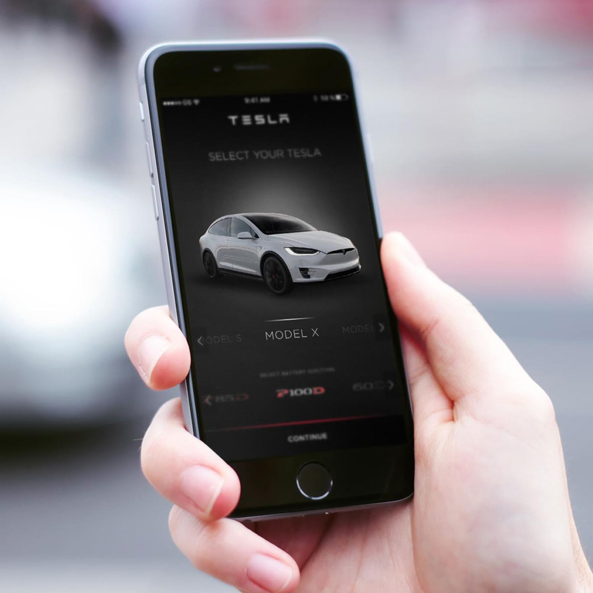 Select your Tesla screen