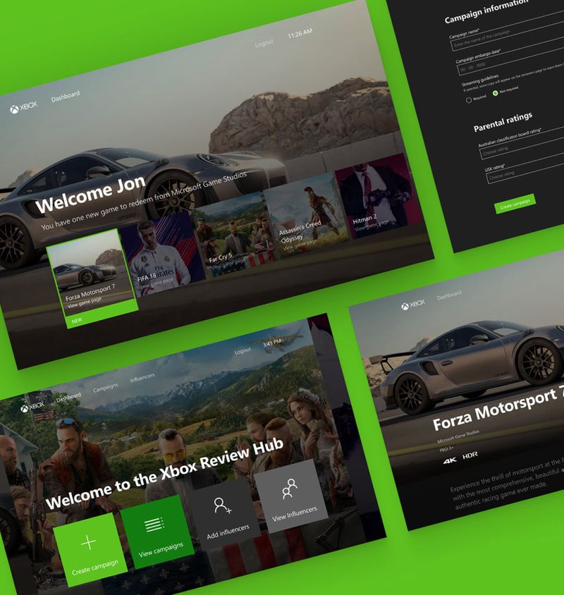 Xbox Review Hub web app