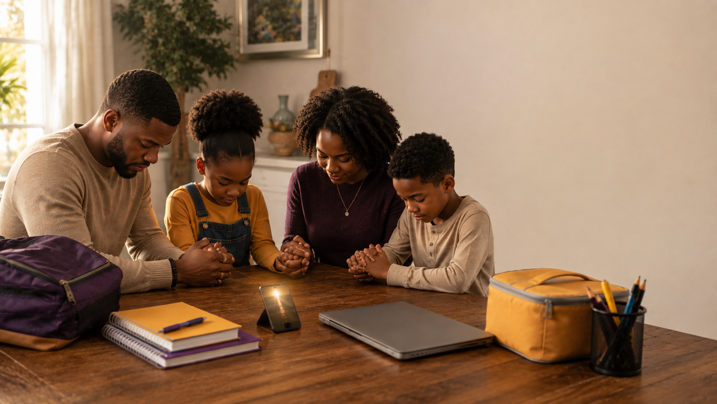 Back-to-school Family Prayer Line