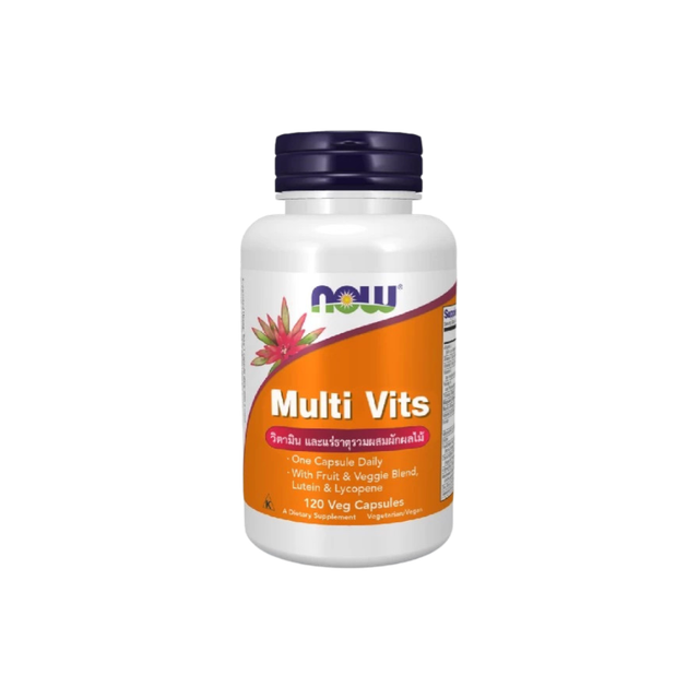 Now Foods Multivitamin, Daily Vits 30/120 Capsules นาวฟู้ดส์ วิตามินรวมและแร่ธาตุ ออร์แกนิคธรรมชาติ