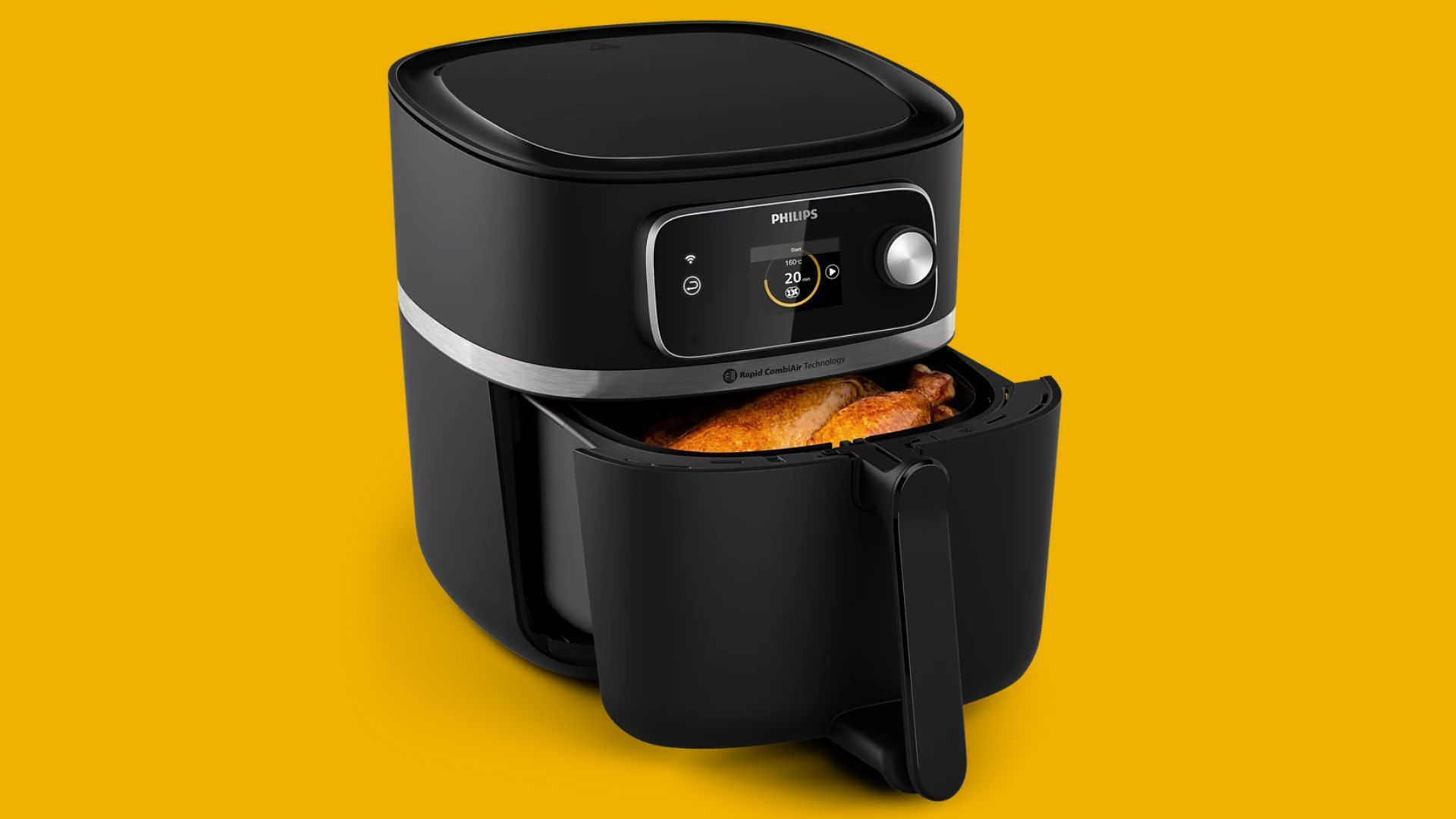 หม้อทอดไร้น้ำมัน Philips AirFryer HD9880/90 Series 7000 พร้อมอาหารภายใน