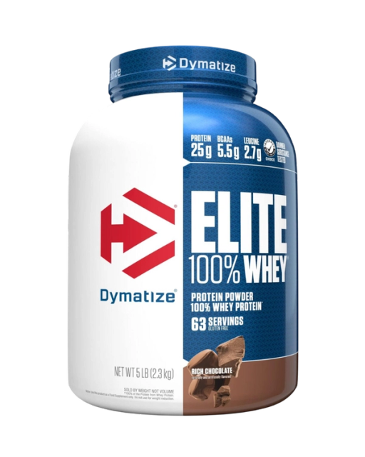 Dymatize Elite Whey Protein 5lb Chocolate Flavor