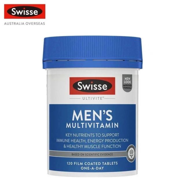 Swisse Ultivite Men's Multivitamin มัลติวิตามินสำหรับผู้ชาย 120 เม็ด