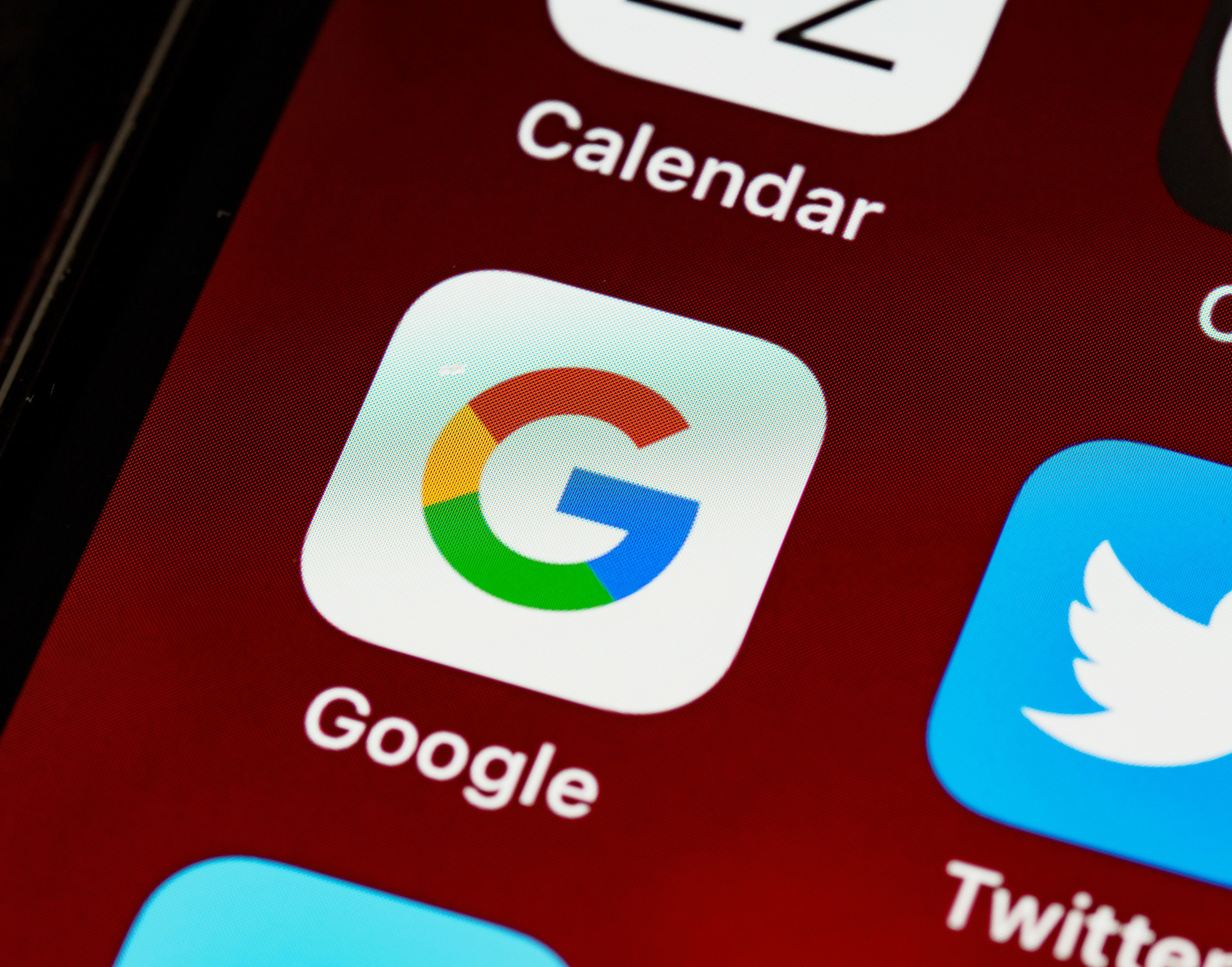 Google app on phone - The Distance