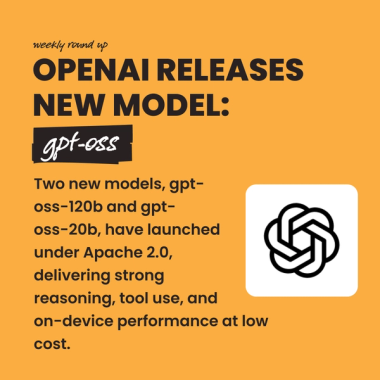 OpenAI releases new model: gpt-oss OpenAI releases new model: gpt-oss