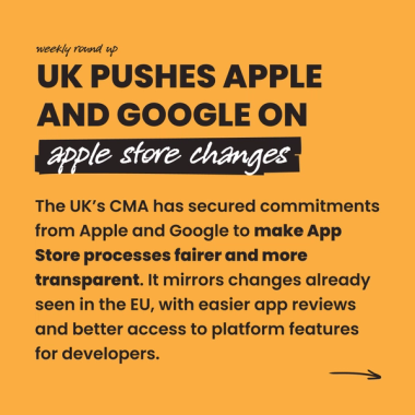 UK Pushes Apple and google on apple store changes. The UK’s CMA has secured commitments from Apple and Google to make App Store processes fairer and more transparent. It mirrors changes already seen in the EU, with easier app reviews and better access to platform features for developers. UK Pushes Apple and google on apple store changes. The UK’s CMA has secured commitments from Apple and Google to make App Store processes fairer and more transparent. It mirrors changes already seen in the EU, with easier app reviews and better access to platform features for developers.