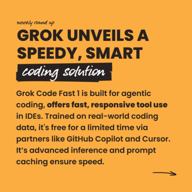 Grok unveils a speedy, smart coding solution