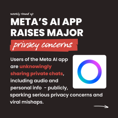 Meta's AI app raises major privacy concerns Meta's AI app raises major privacy concerns