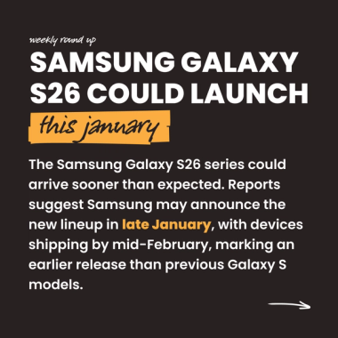 Samsung Galaxy S26 could launch this January
