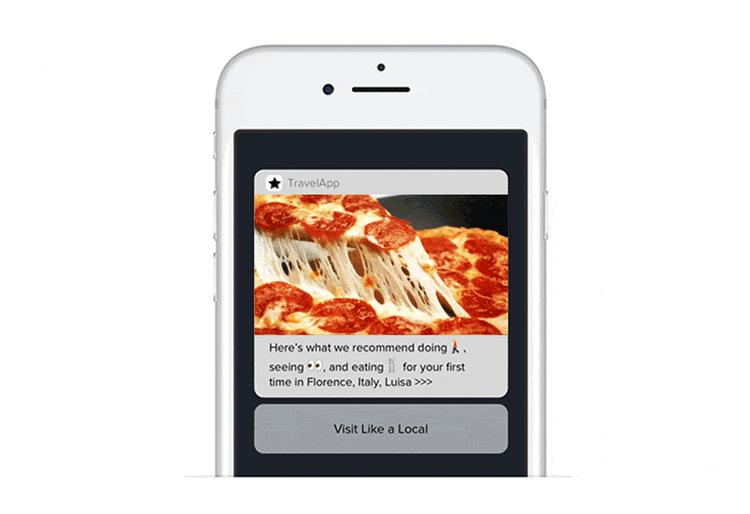 Multimedia push notifications