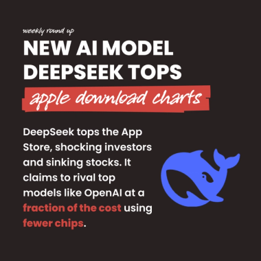 New AI model Deepseek tops Apple download charts New AI model Deepseek tops Apple download charts