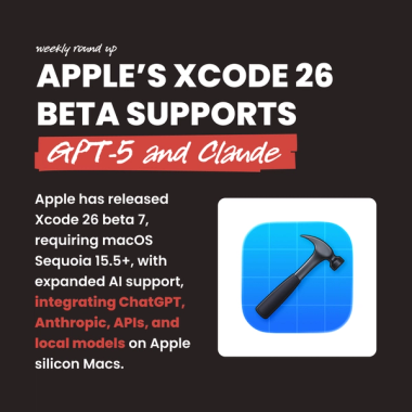 Apple's Xcode 26 beta supports GPT-5 and Claude Apple's Xcode 26 beta supports GPT-5 and Claude