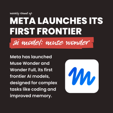 Meta launches its first frontier ai model: muse wonder. Meta has launched Muse Wonder and Wonder Full, its first frontier AI models, designed for complex tasks like coding and improved memory.