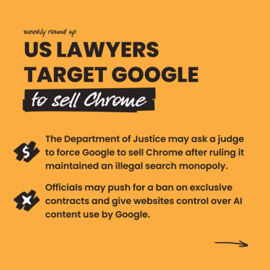US lawyers target Google to sell Chrome US lawyers target Google to sell Chrome