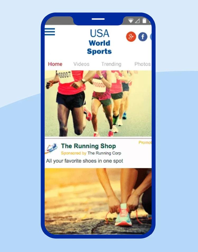 in app advertisement