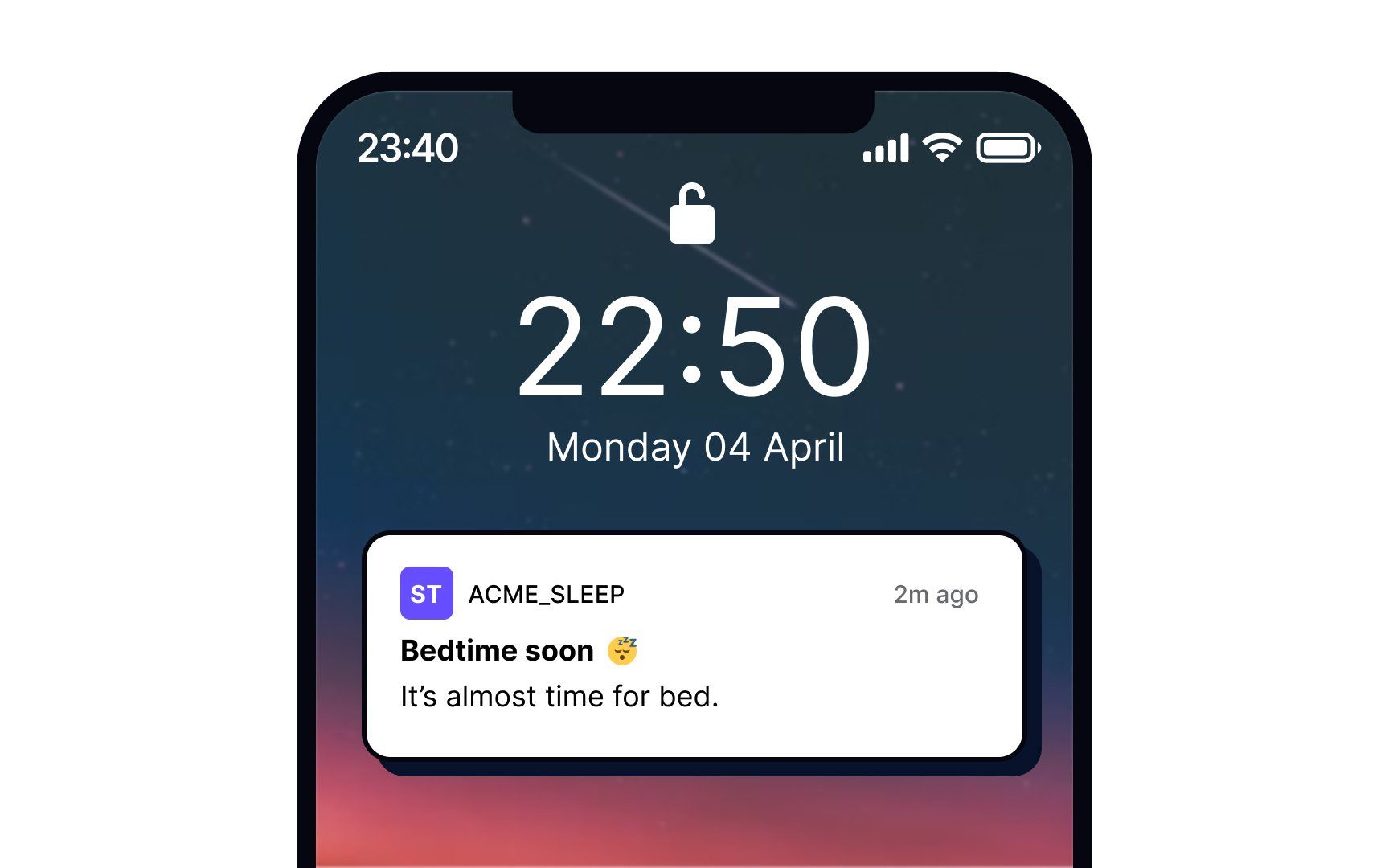 push notifications on iphone