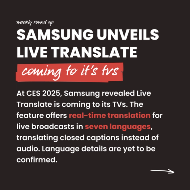 Samsung unveils live translate coming to it's tvs